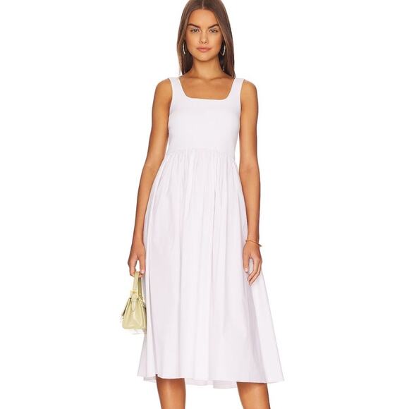Theory Volume Dress in White NWT Size Medium